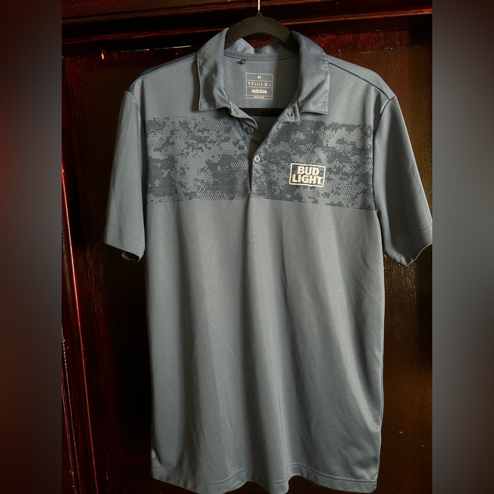 Adidas Bud Light/Folds of Honor polo